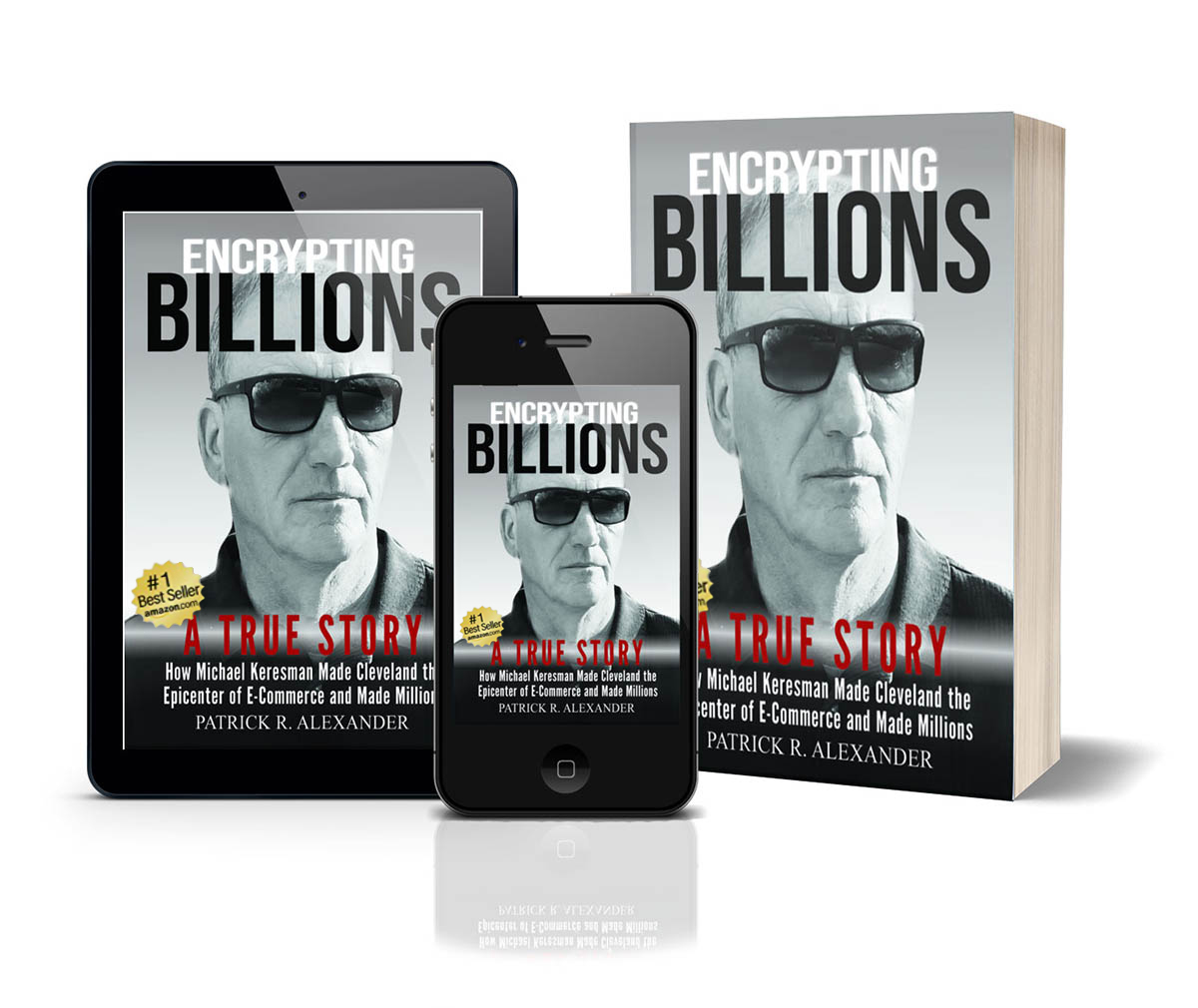 Encrypting Billions book on paperback, iphone, and tablet